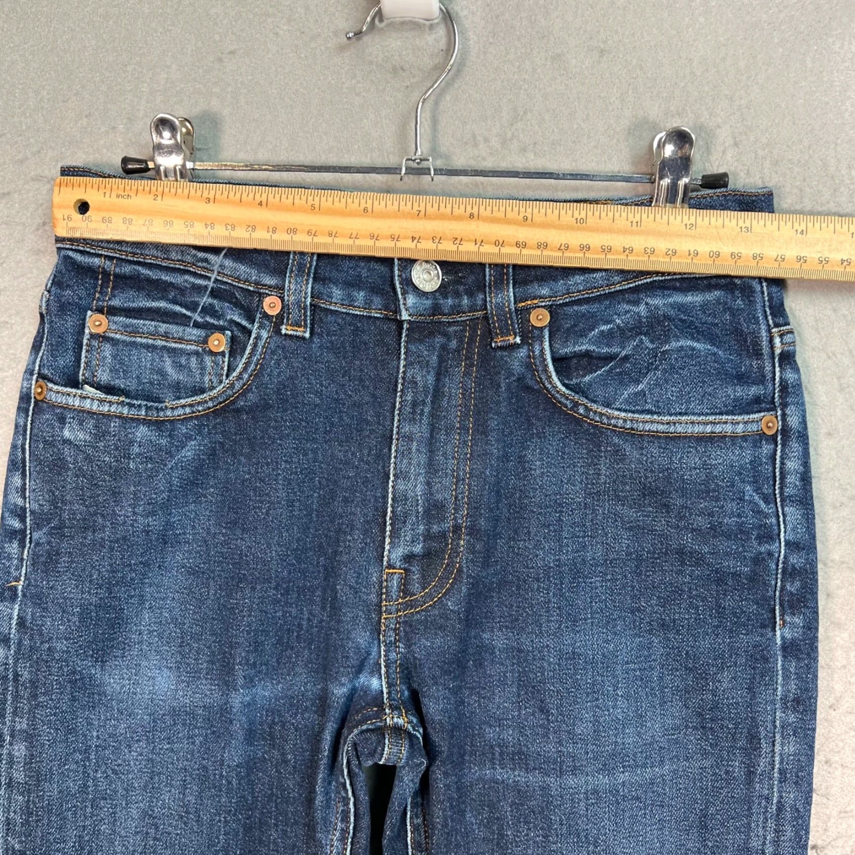 Acne Studios Acne Studios Jeans Slim 28x32 Blue Denim Cotton Elastane 5-Pocket Slim Fit Adult Mens Retro? (Wait) Size US 28 / EU 44 - 6 Thumbnail