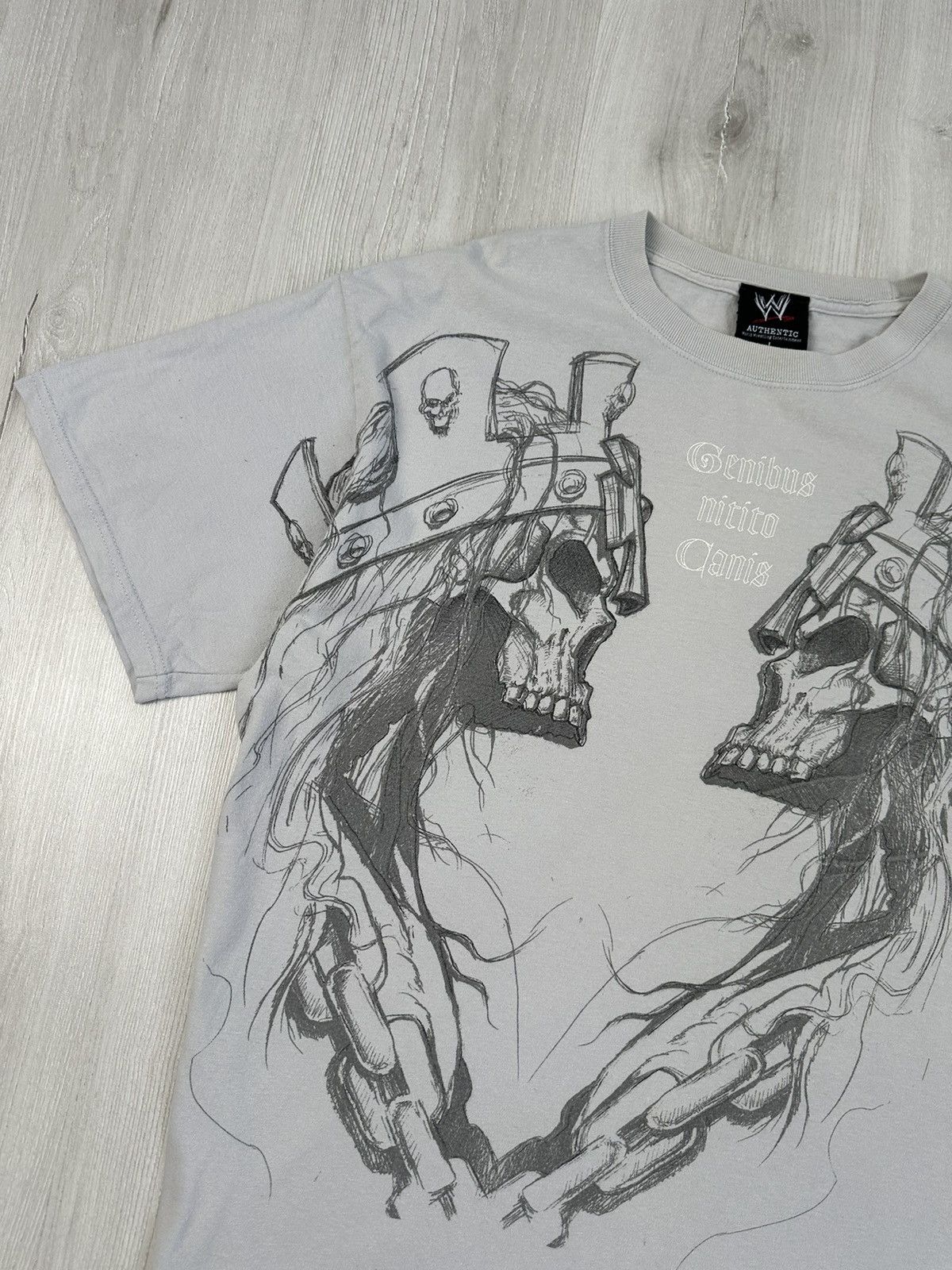 Vintage × WWE Vintage 2007 WWE Triple H HHH King Of kings Genibus Nitito Size US L / EU 52-54 / 3 - 3 Thumbnail