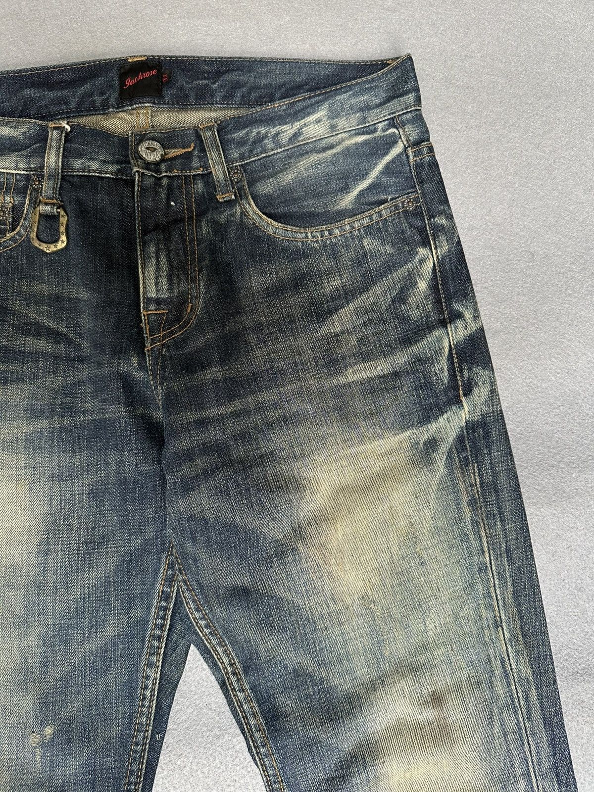 JACKROSE Jack Rose Japan Claw Marks Blue Rusty Denim Size US 32 / EU 48 - 10 Thumbnail