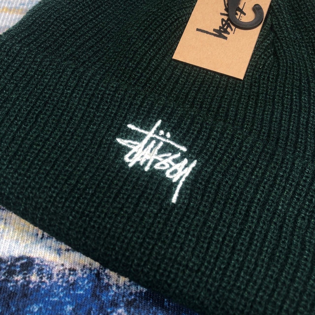 Stussy × Vintage Stussy Basic Cuff Beanie Size ONE SIZE - 3 Thumbnail