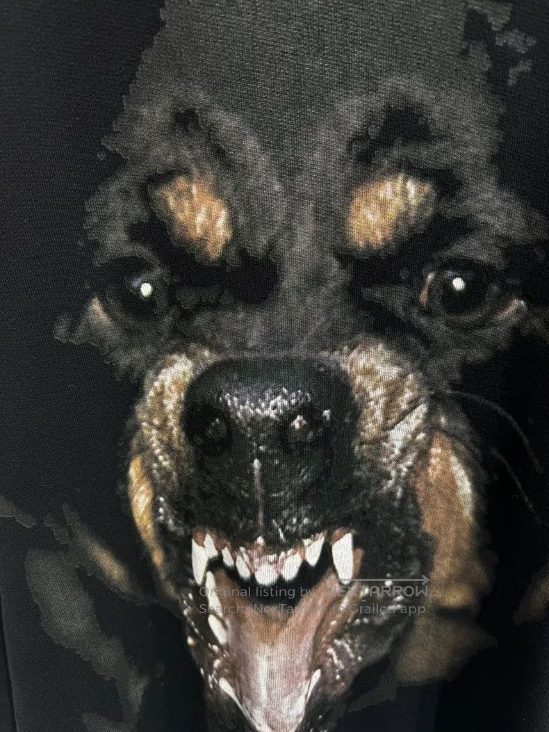 Givenchy Givenchy Dog Head Black Fleece Hoodie Size US M / EU 48-50 / 2 - 3 Thumbnail