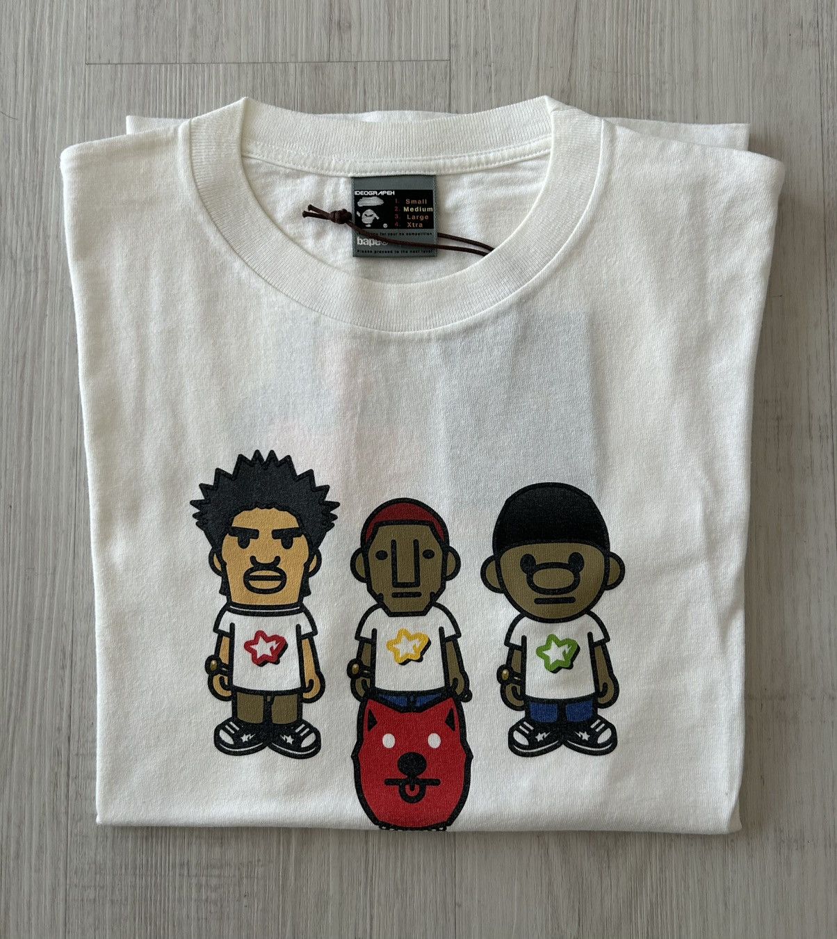 Bape VERY RARE OG 2004 A BATHING APE X N.E.R.D FLY OR DIE TEE Size US M / EU 48-50 / 2 - 1 Thumbnail