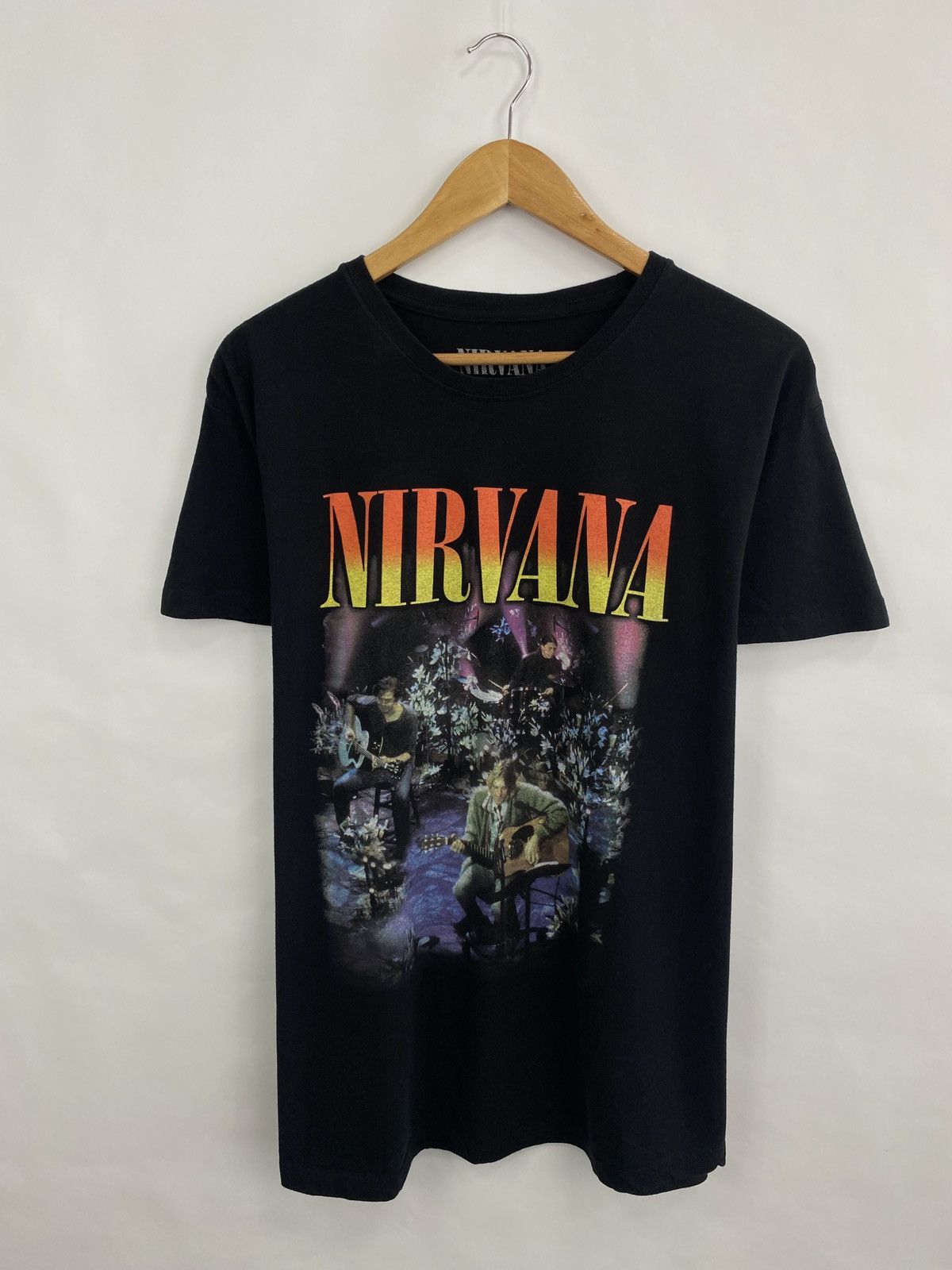Nirvana 🇺🇸 Y2K Nirvana Kurt Cobain T-Shirt Rare Retro Size US L / EU 52-54 / 3 - 3 Thumbnail