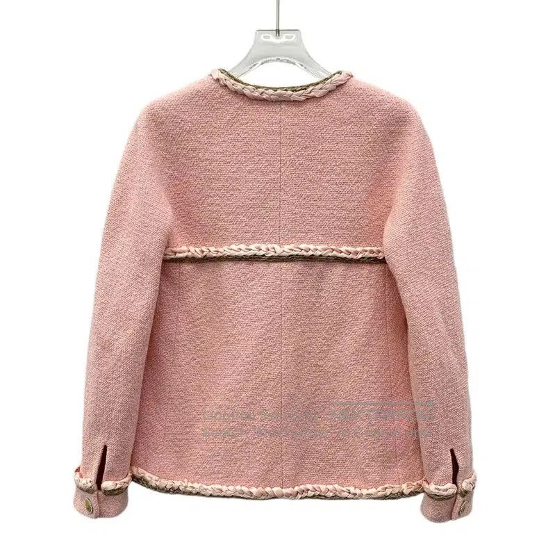 Chanel Chanel Pink Women's Jacket in Size S . Size S / US 4 / IT 40 - 2 Thumbnail