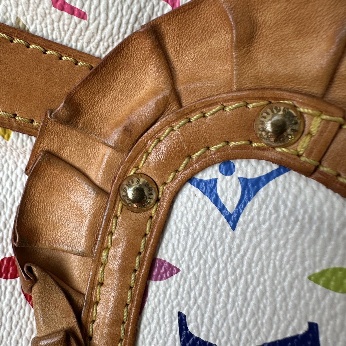 Louis Vuitton × Takashi Murakami Auth Louis Vuitton x Takashi Murakami Multicolore Leonor Bag Size ONE SIZE - 10 Thumbnail
