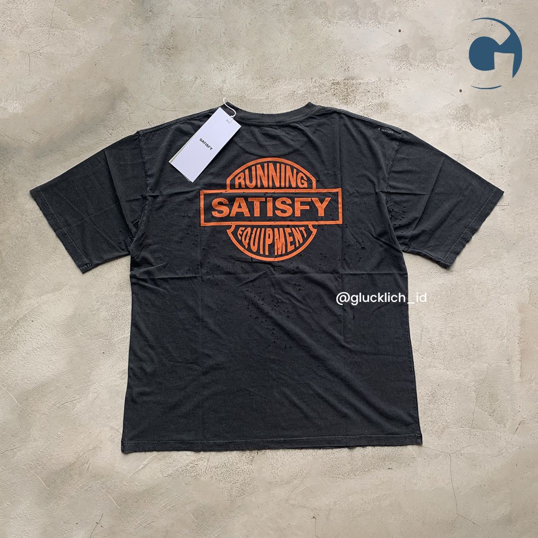 Satisfy Satisfy, MothTech ‘Eagle’ Tee in Aged Black Size US XL / EU 56 / 4 - 5 Thumbnail