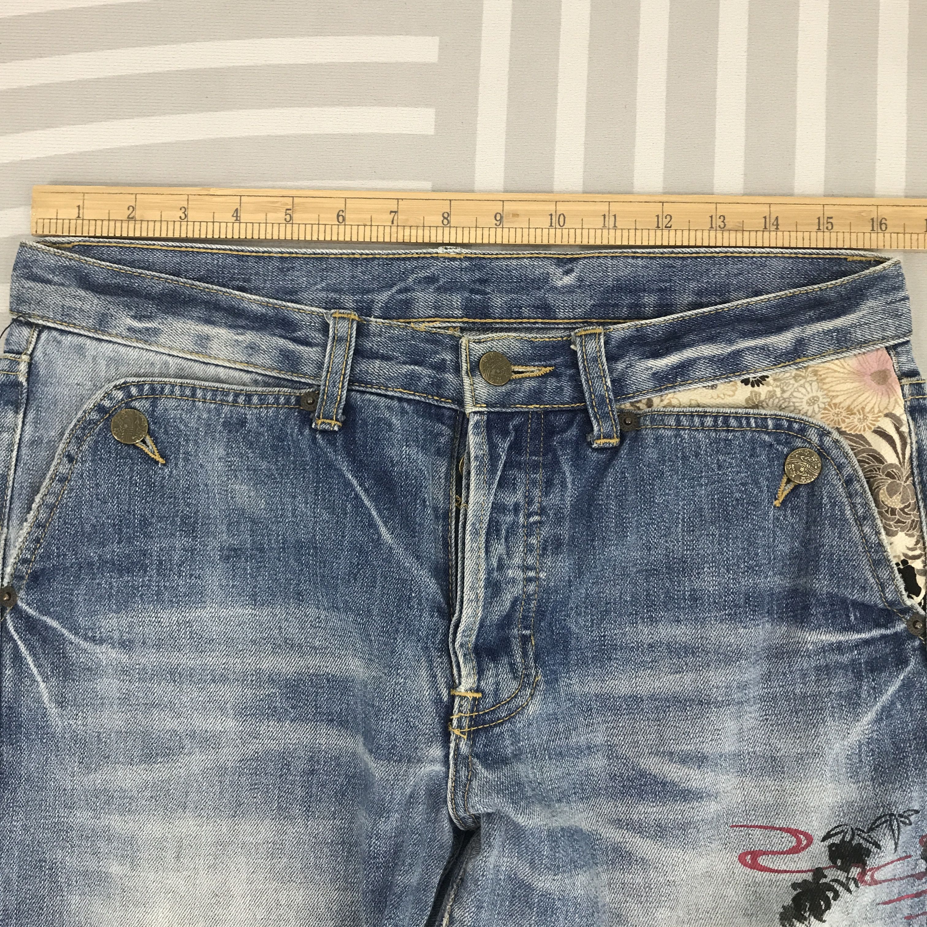 Japanese Brand × Vintage Vintage TK Distressed Jeans Size US 31 - 5 Thumbnail