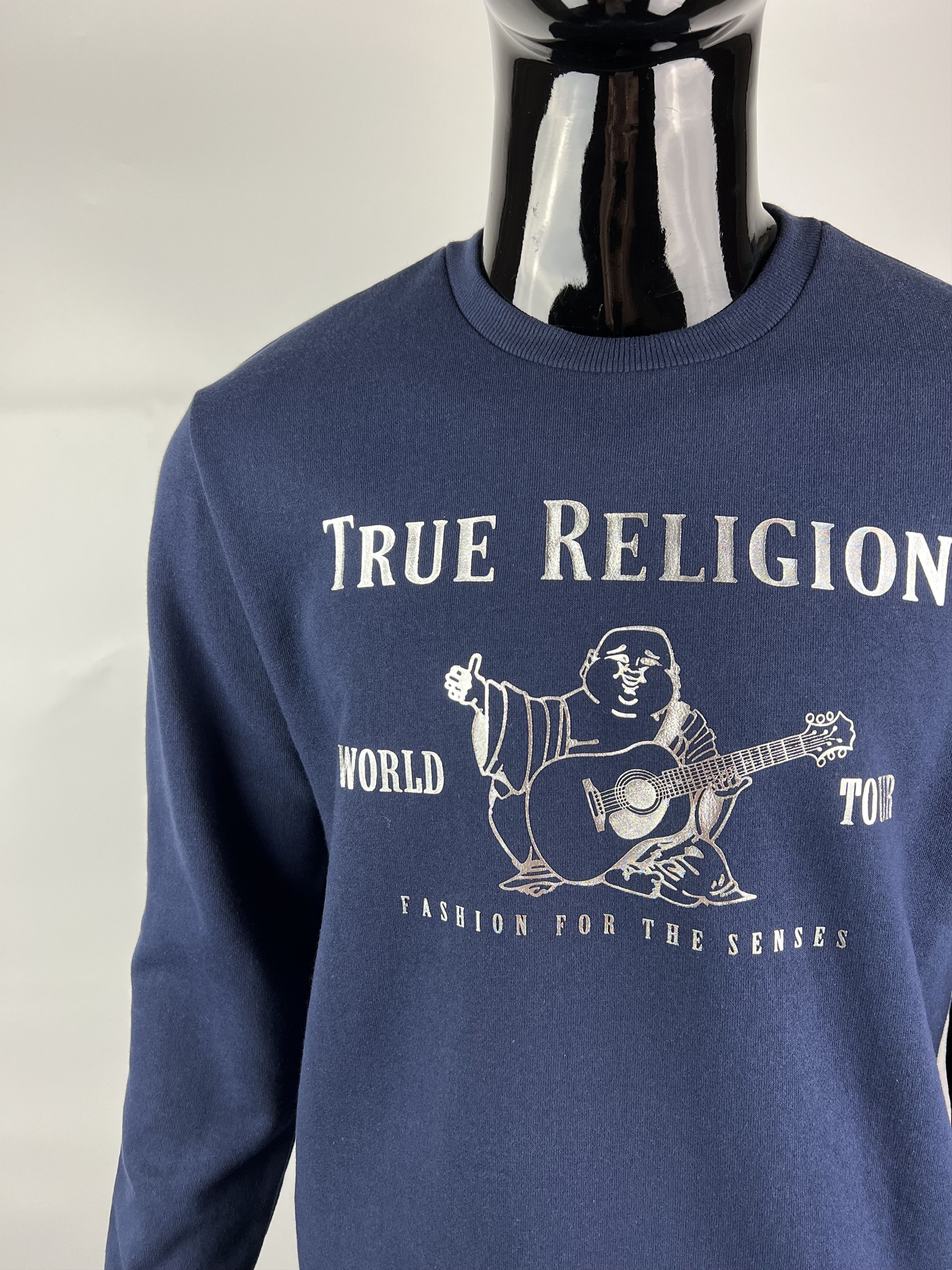 True Religion True Religion Men's Buddha Sweatshirt Big Logo Size M Size US M / EU 48-50 / 2 - 3 Thumbnail