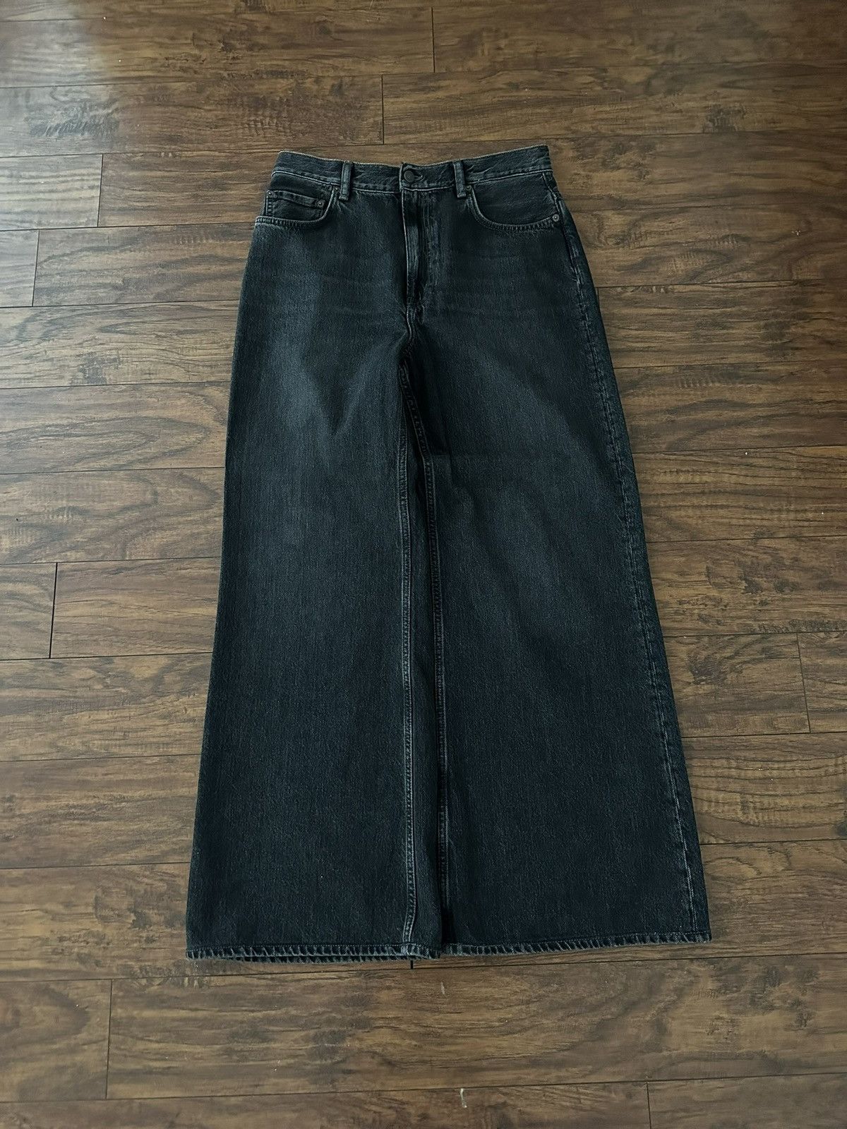 Acne Studios Acne studios 1989 baggy fit jeans GRIME BLACK | Grailed