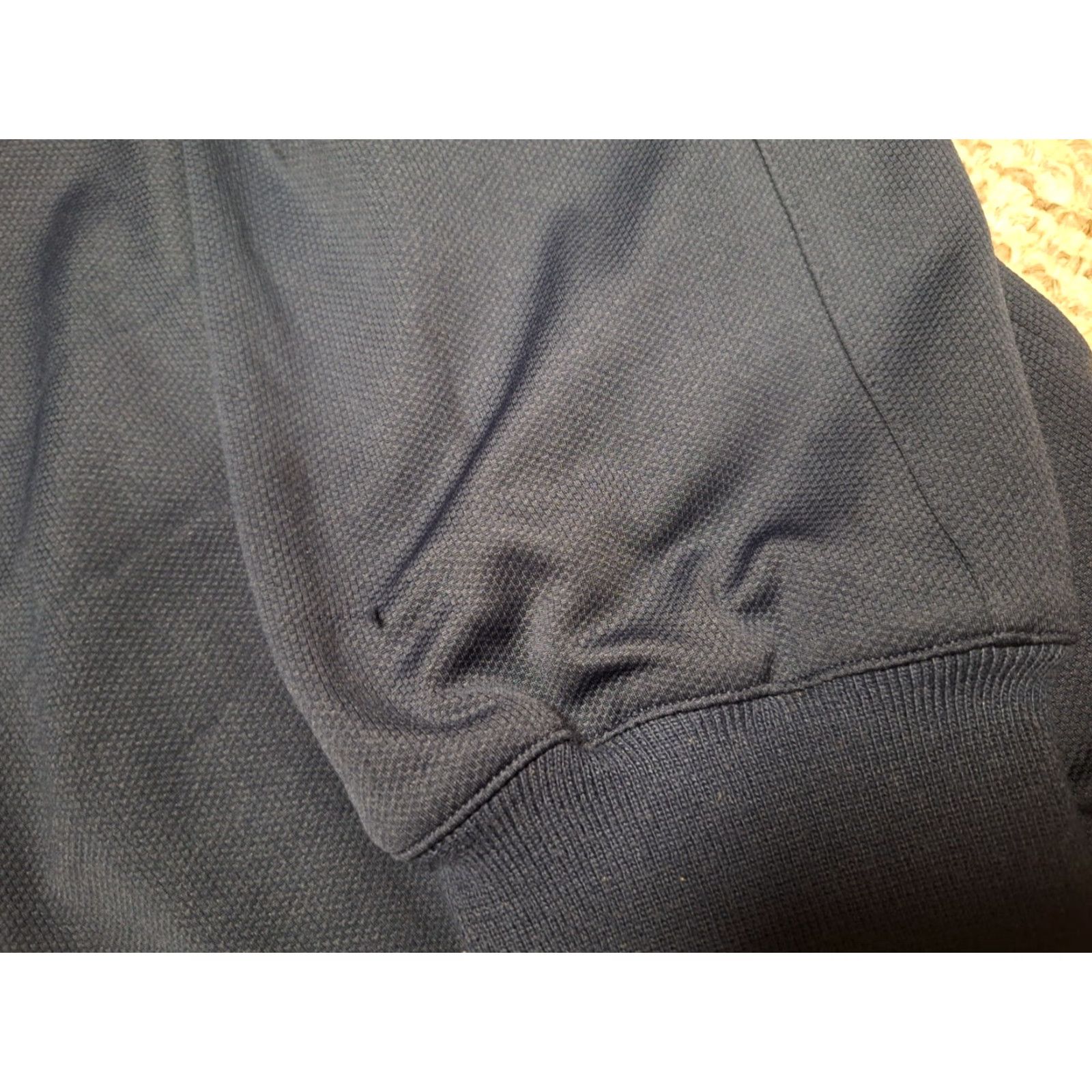 Nike VINTAGE 2000s Nike LT Zip Navy Blue Longsleeve Swoosh Shirts? Size US L / EU 52-54 / 3 - 3 Thumbnail