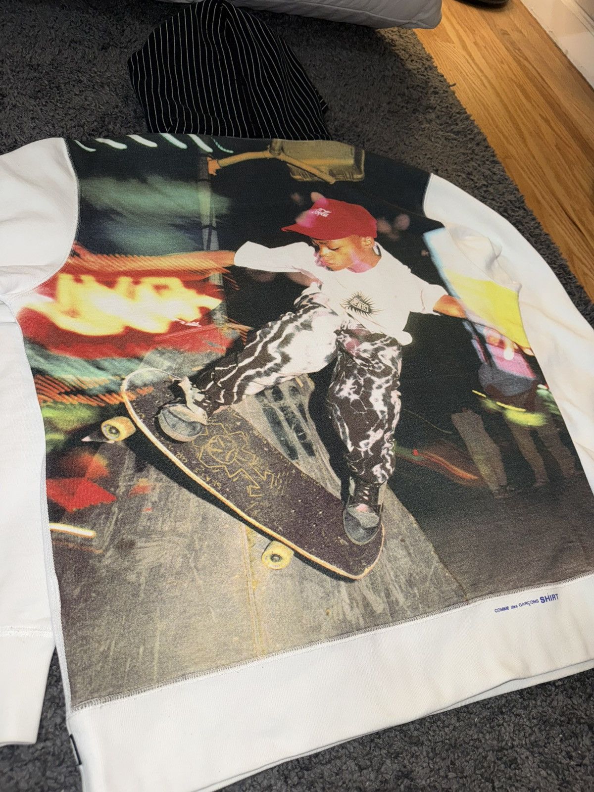 Comme des Garcons SHIRT × Supreme Supreme x COMME des GARÇONS SHIRT Harold Hunter hoodie Size US L / EU 52-54 / 3 - 4 Thumbnail