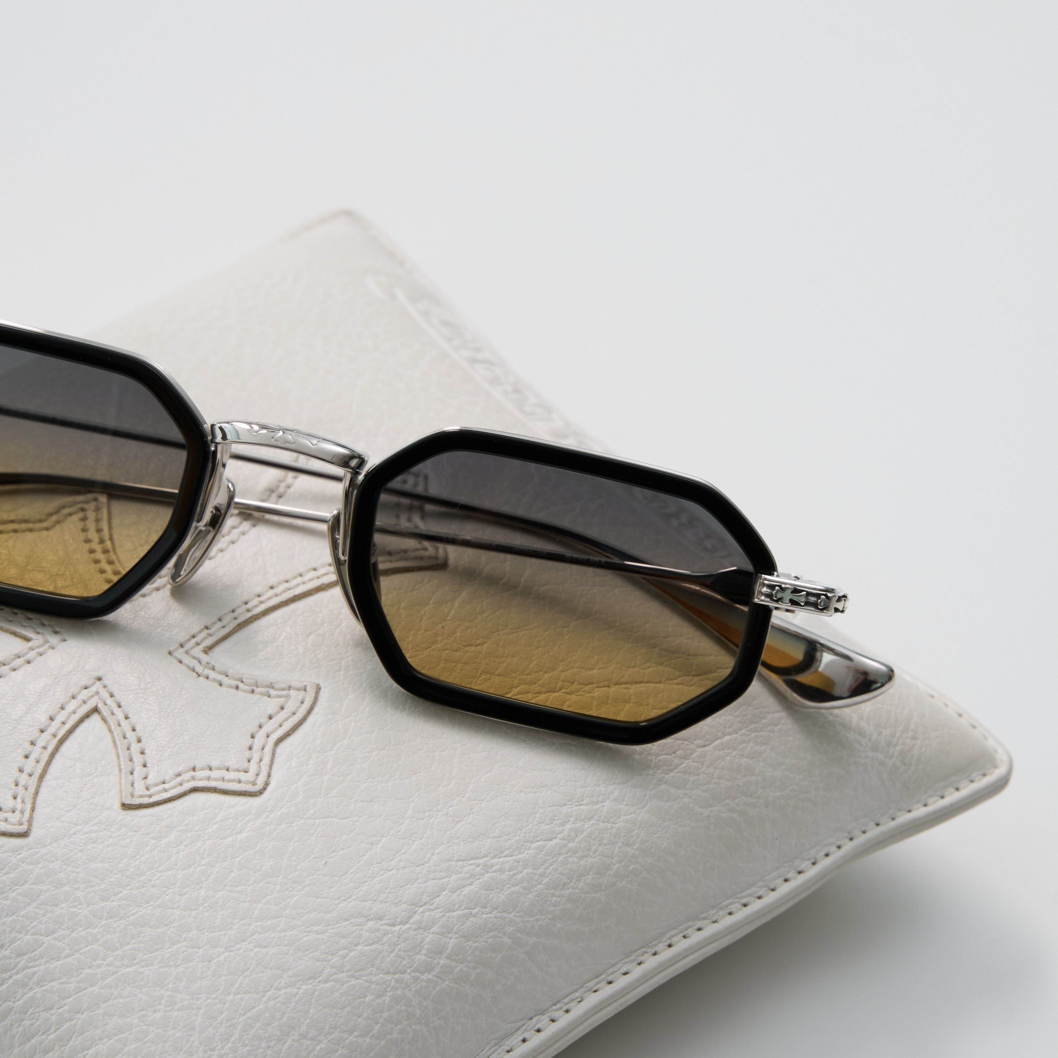Chrome Hearts CHROME HEARTS STYLIDA BLACK/SHINY SILVER-SUN Size ONE SIZE - 3 Thumbnail
