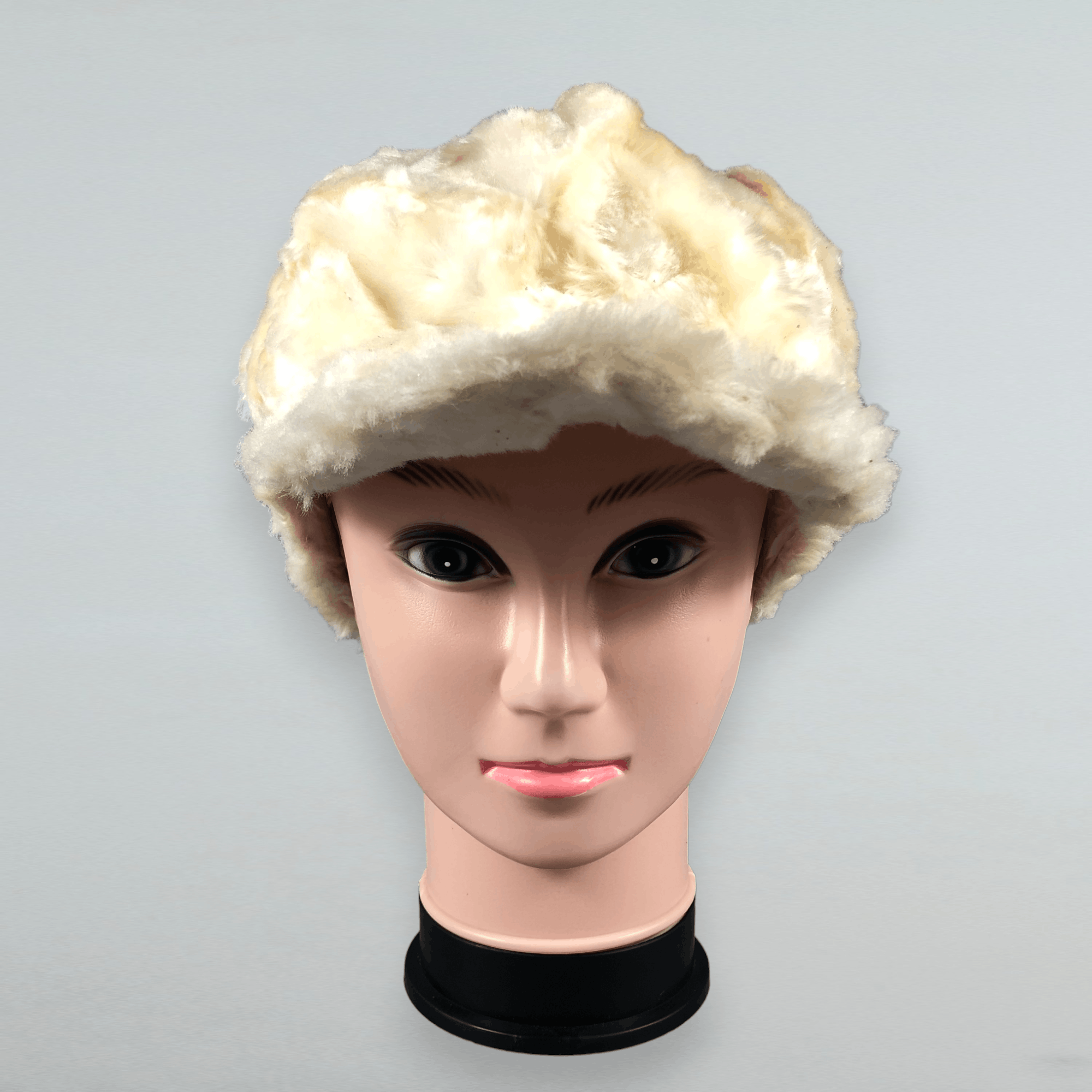 Japanese Brand Vintage Japanese Faux Fur Hat Size ONE SIZE - 1 Thumbnail
