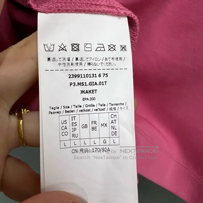 Max Mara Max Mara Pink Zip-up Hoodie Size L / US 10 / IT 46 - 3 Thumbnail