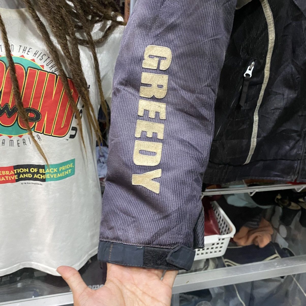 Greedy Genius 🔥Vintage Greedy Bike Jackets Size US L / EU 52-54 / 3 - 6 Thumbnail