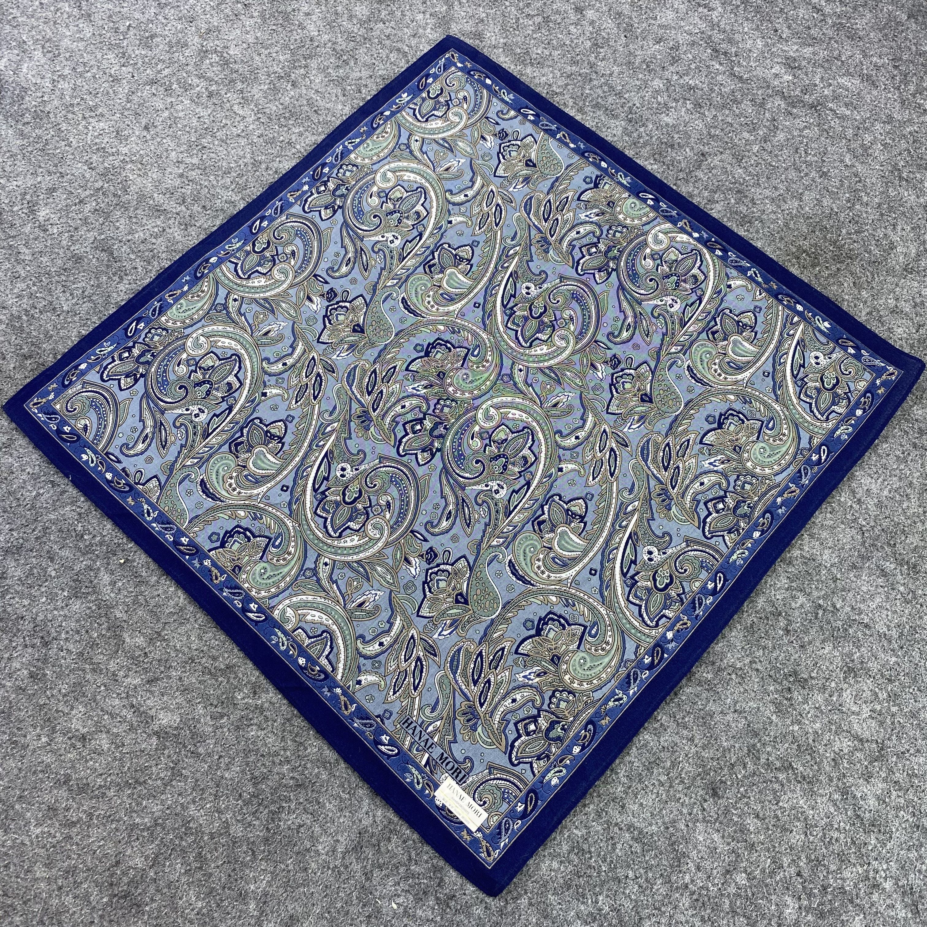 Hanae Mori Hanae Mori paislee Handkerchief / Bandana / Neckerchief-B669 Size ONE SIZE - 4 Thumbnail