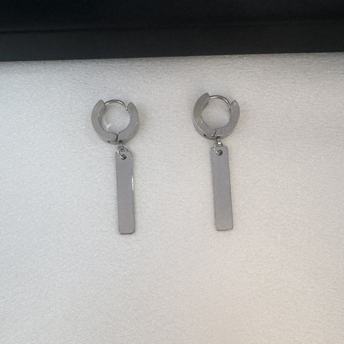 Designer Geometric Rectangle Dangle Drop Earrings for Men Women Size ONE SIZE - 2 Thumbnail
