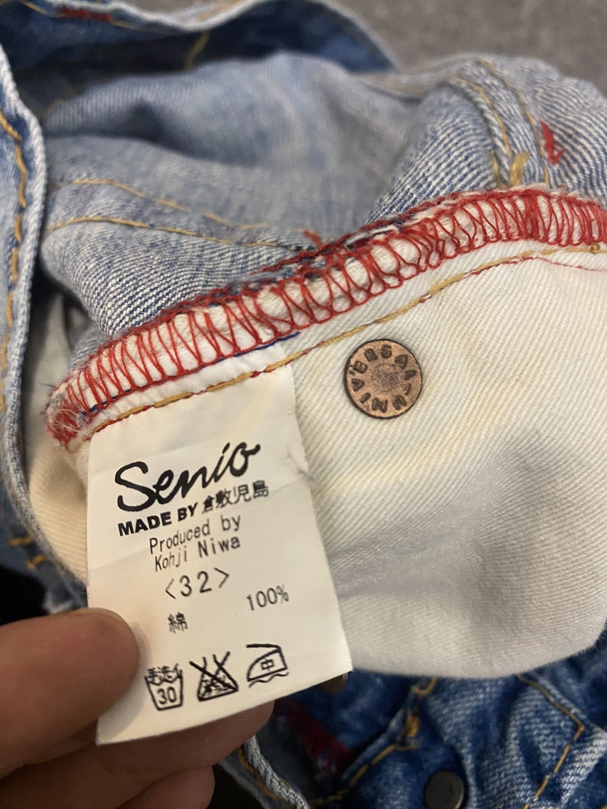 Hysteric Glamour × Japanese Brand Japan 🇯🇵 denim distressed Size US 31 - 5 Thumbnail