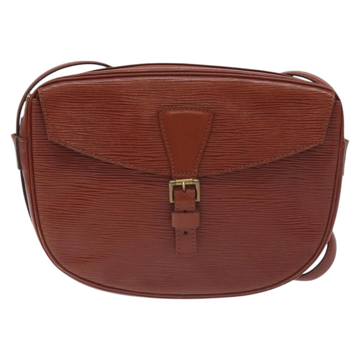 Louis Vuitton LOUIS VUITTON Epi Jeune Fillemm Shoulder Bag Brown M52153 Size ONE SIZE - 2 Thumbnail