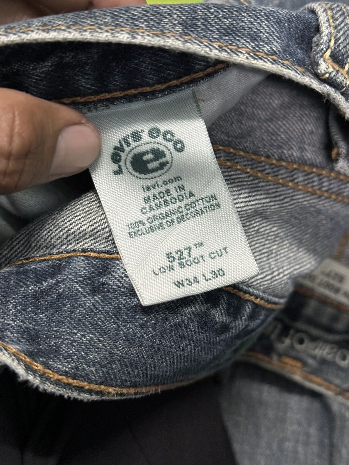 Levi's levis low bootcut white tag . Size US 34 / EU 50 - 7 Thumbnail
