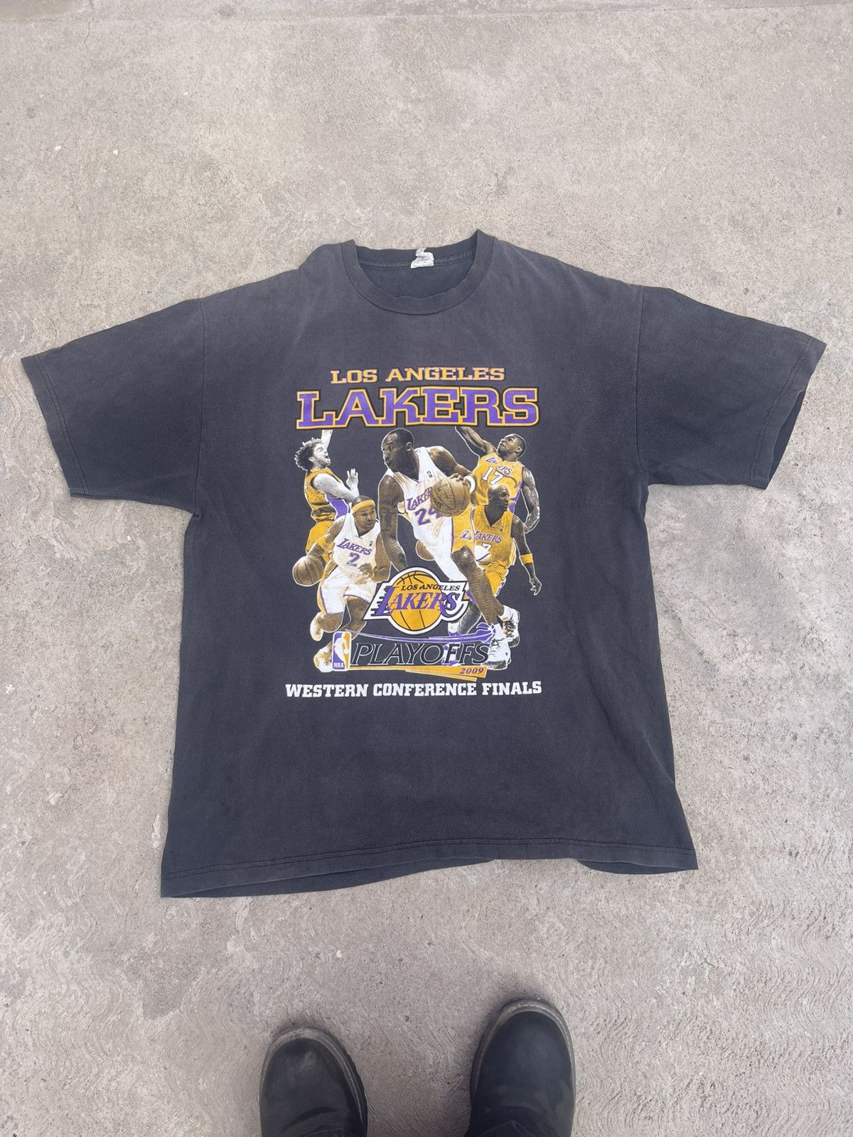 NBA La Lakers 2009 Playoff double sided Kobe Bryant Size US XL / EU 56 / 4 - 1 Thumbnail