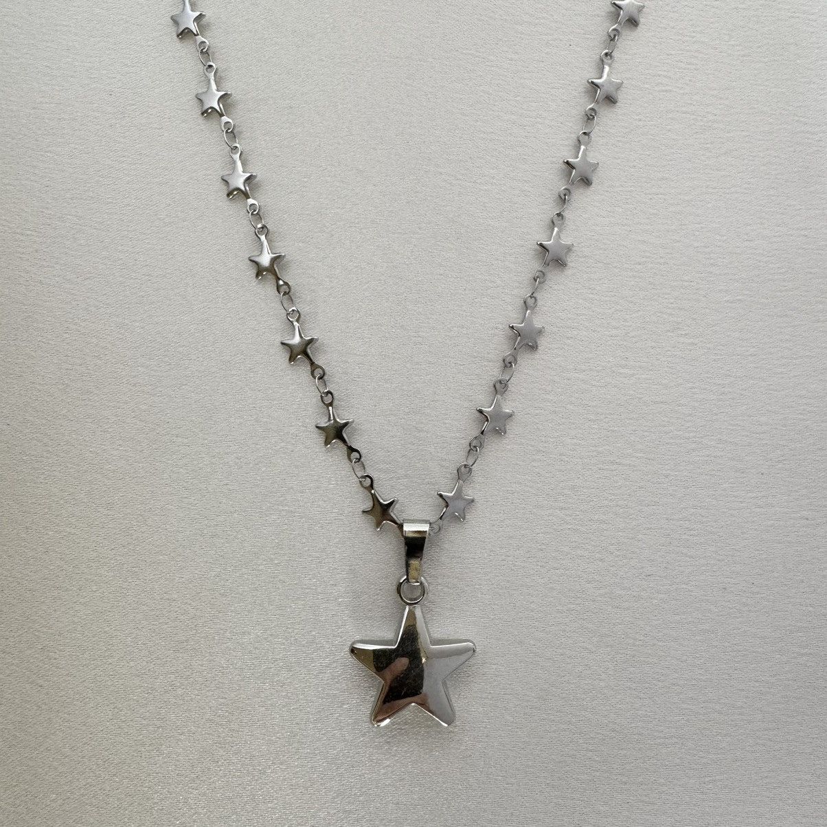 Other Silver Pentagram Star Pendant Necklace for Women Size ONE SIZE - 1 Thumbnail
