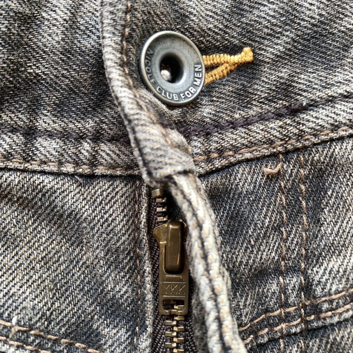 Japanese Brand 2000s Nicole Club For Men Clawmark Jeans Pants Size US 33 - 6 Thumbnail
