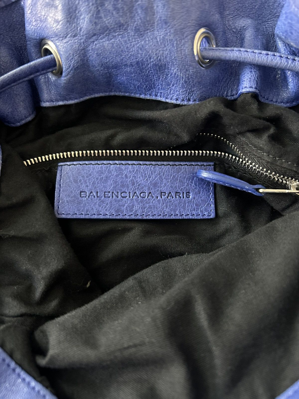 Balenciaga balenciaga blue leather bag Size ONE SIZE - 5 Thumbnail