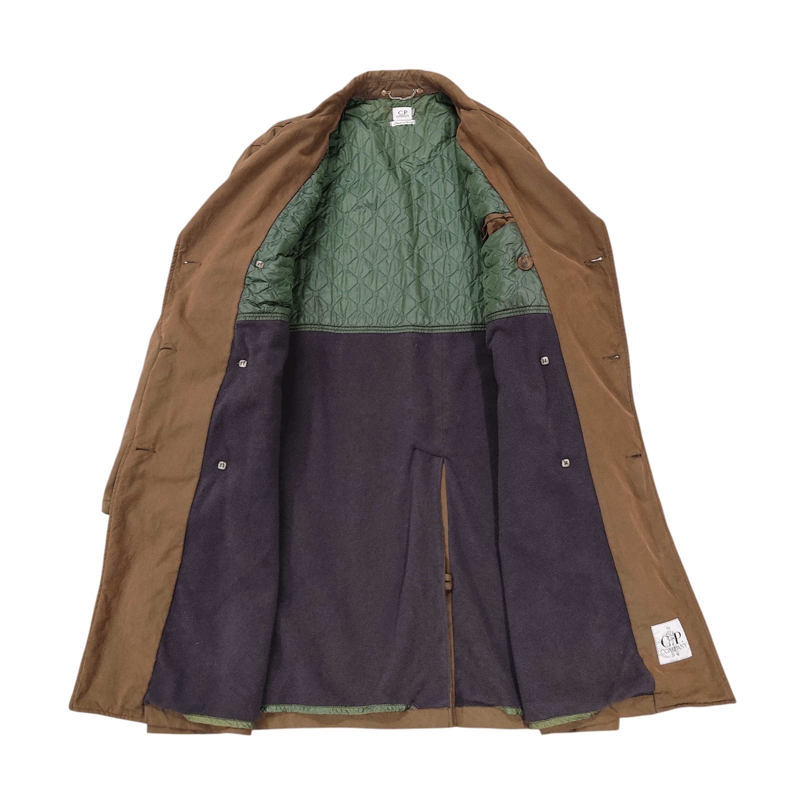 C.P. Company C.P. Company AW95 Double-Breasted Mackinaw Long Coat Size US XL / EU 56 / 4 - 7 Thumbnail