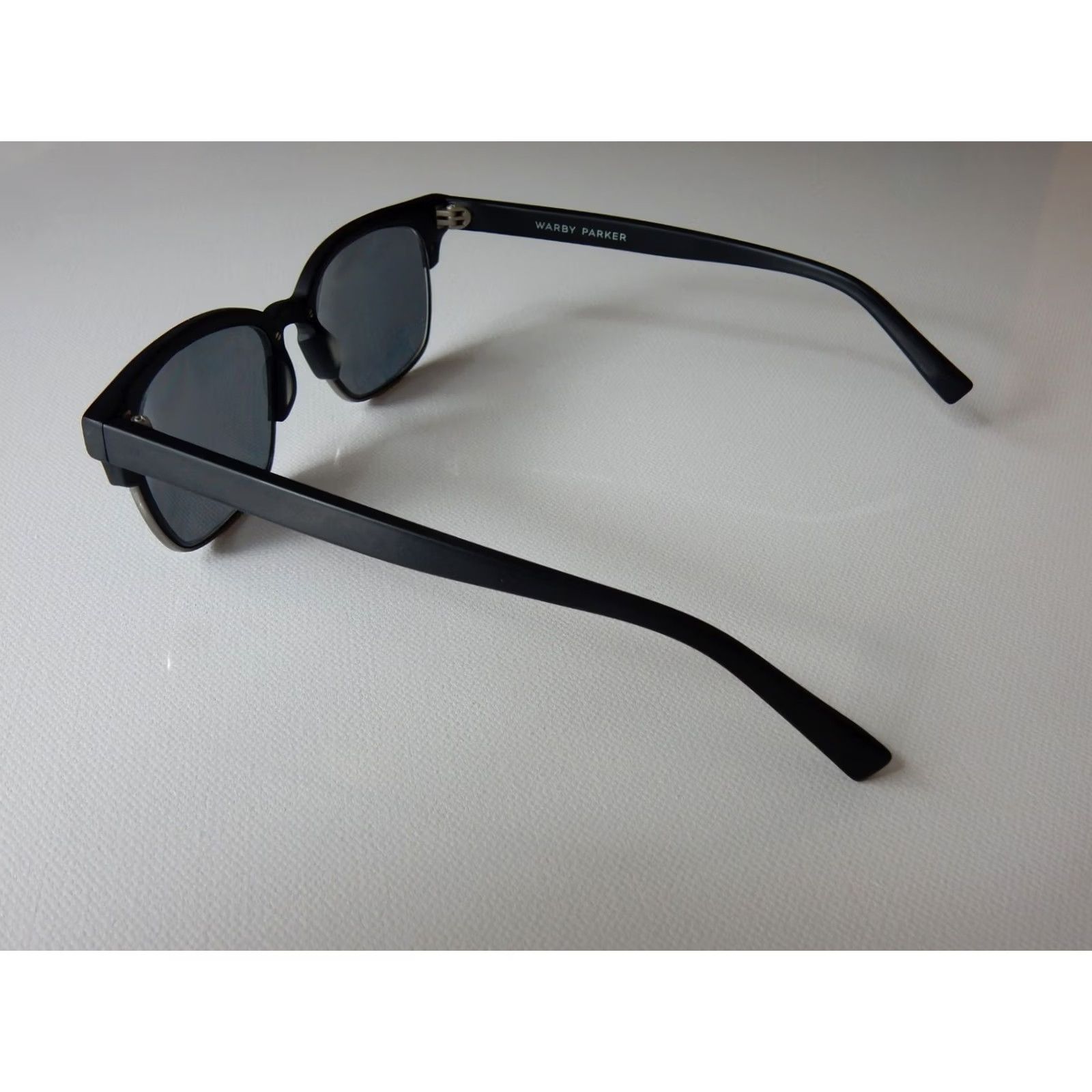 Parker VINTAGE Warby Parker Sunglasses FRAMES ONLY 52[]20 145 Hunt W 100 Black Men Sunglasses Size ONE SIZE - 5 Thumbnail
