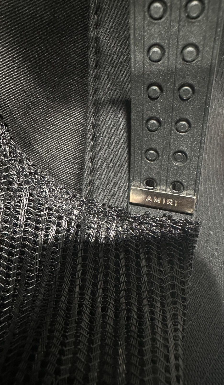Amiri AMIRI Black Mesh Trucker Hat Size ONE SIZE - 4 Thumbnail