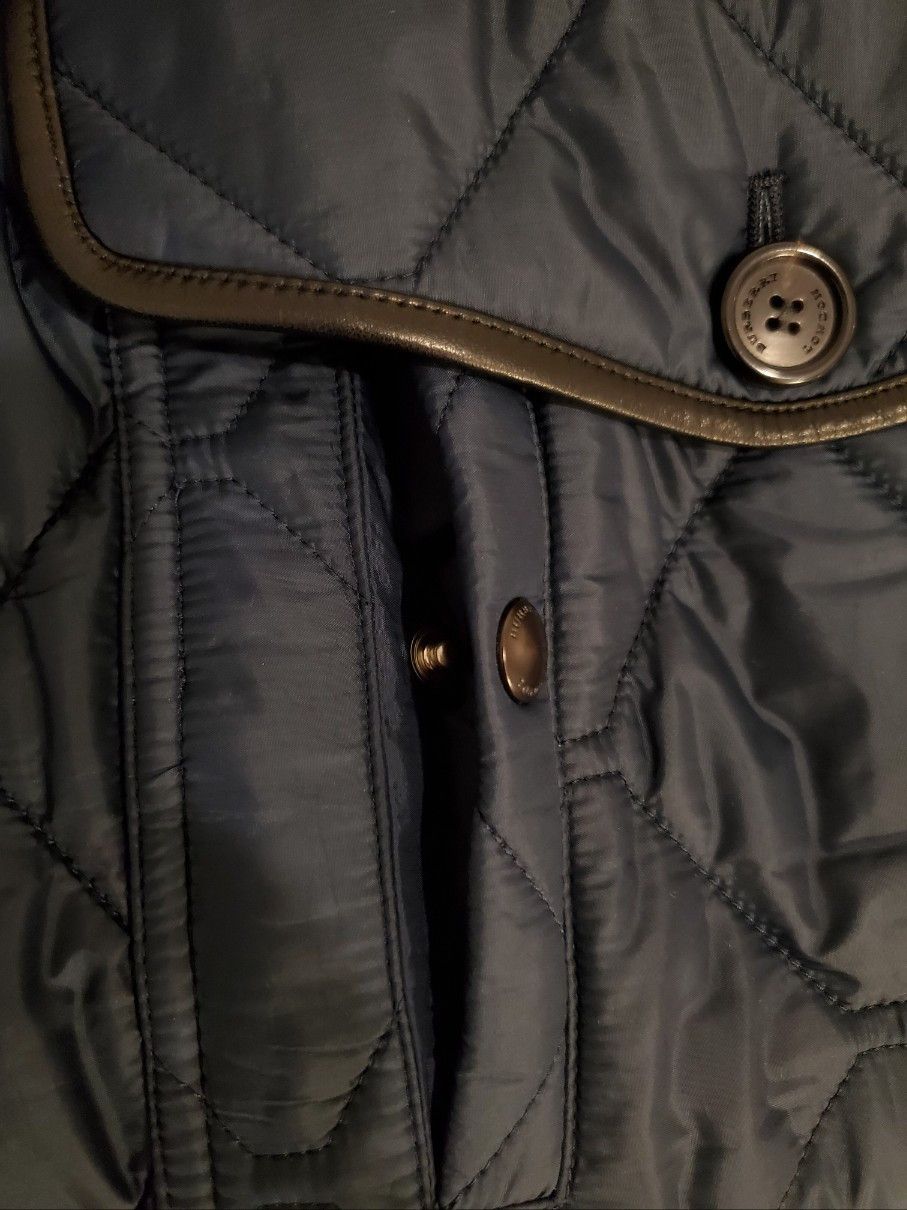 Burberry Burberry London Leather-trimmed Quilted Jacket Sz. 50 Size US M / EU 48-50 / 2 - 6 Thumbnail