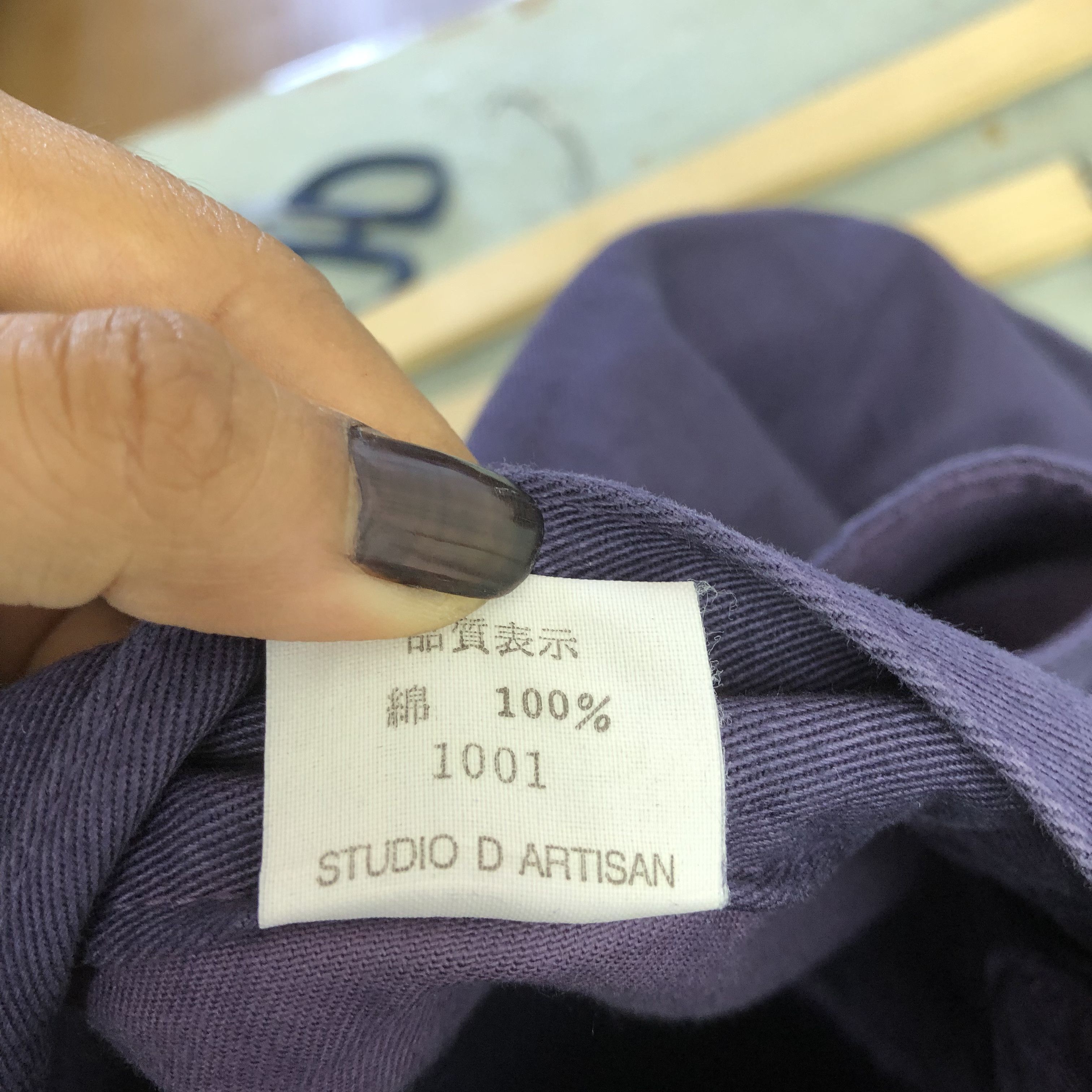 Studio D'Artisan Vintage NWT 90s Studio D'Artisan Skinny Japanese Purple Jean Size 26" / US 2 / IT 38 - 9 Thumbnail