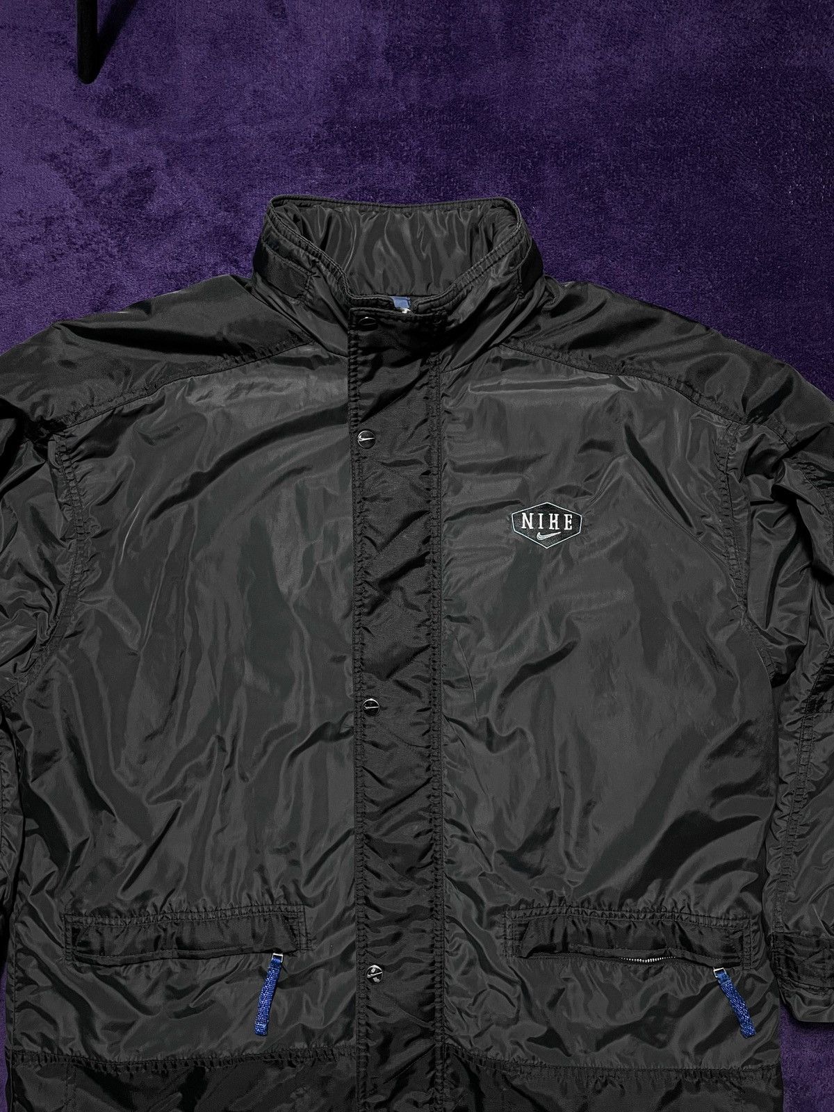 Nike × Nike ACG × Vintage Vintage 80s-90s Nike nylon retro jacket big logo Size US L / EU 52-54 / 3 - 4 Thumbnail
