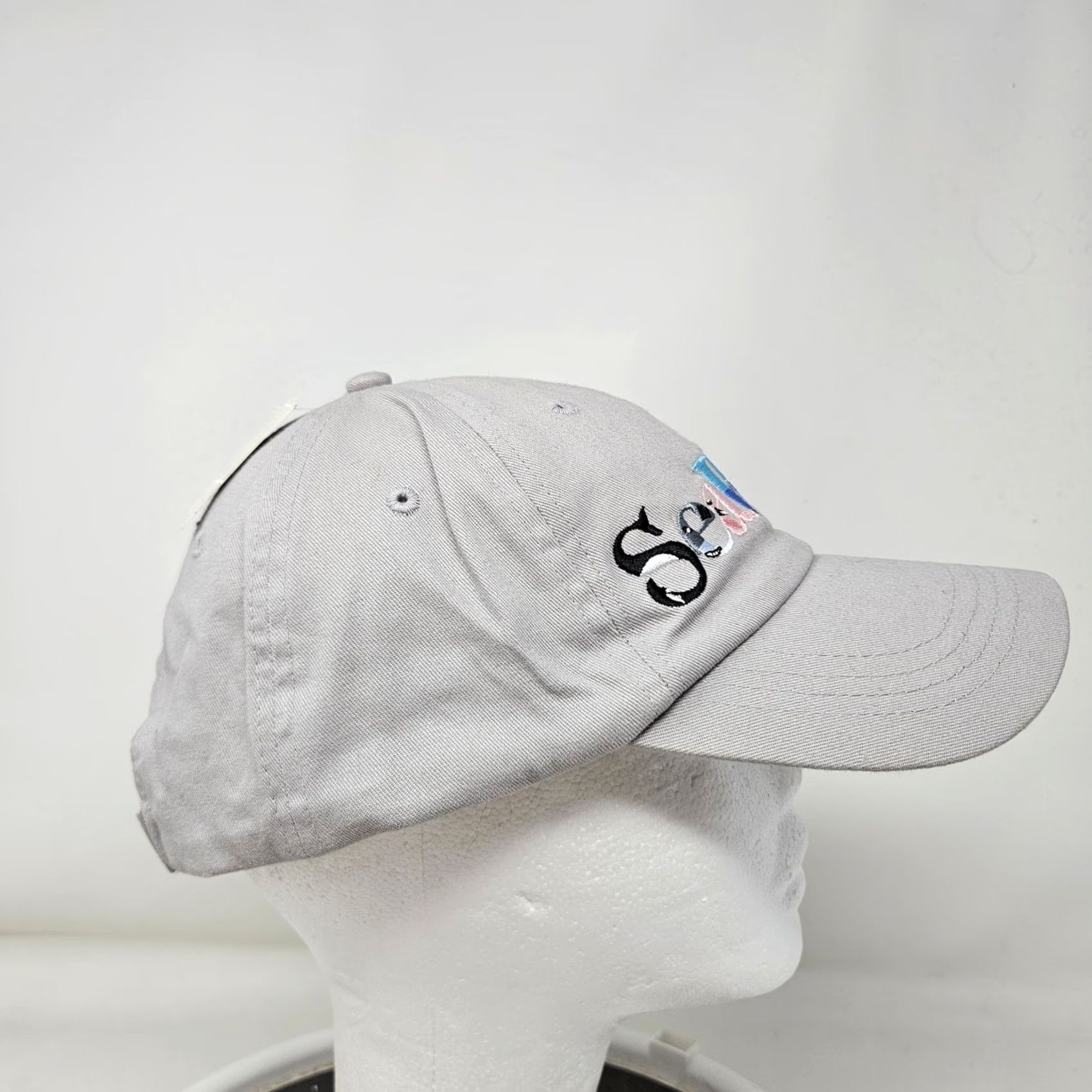 Vintage Seaworld Hat Baseball Cap Strapback Dad Outdoor NWT Gray One Size Men Adjustable Size ONE SIZE - 3 Thumbnail