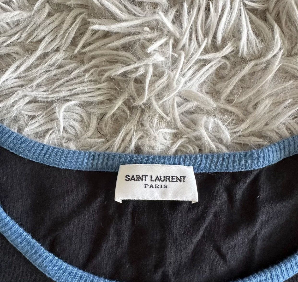 Saint Laurent Paris × Yves Saint Laurent Saint laurent slp 17ss portrait makes old letter logo short Size S / US 4 / IT 40 - 4 Thumbnail