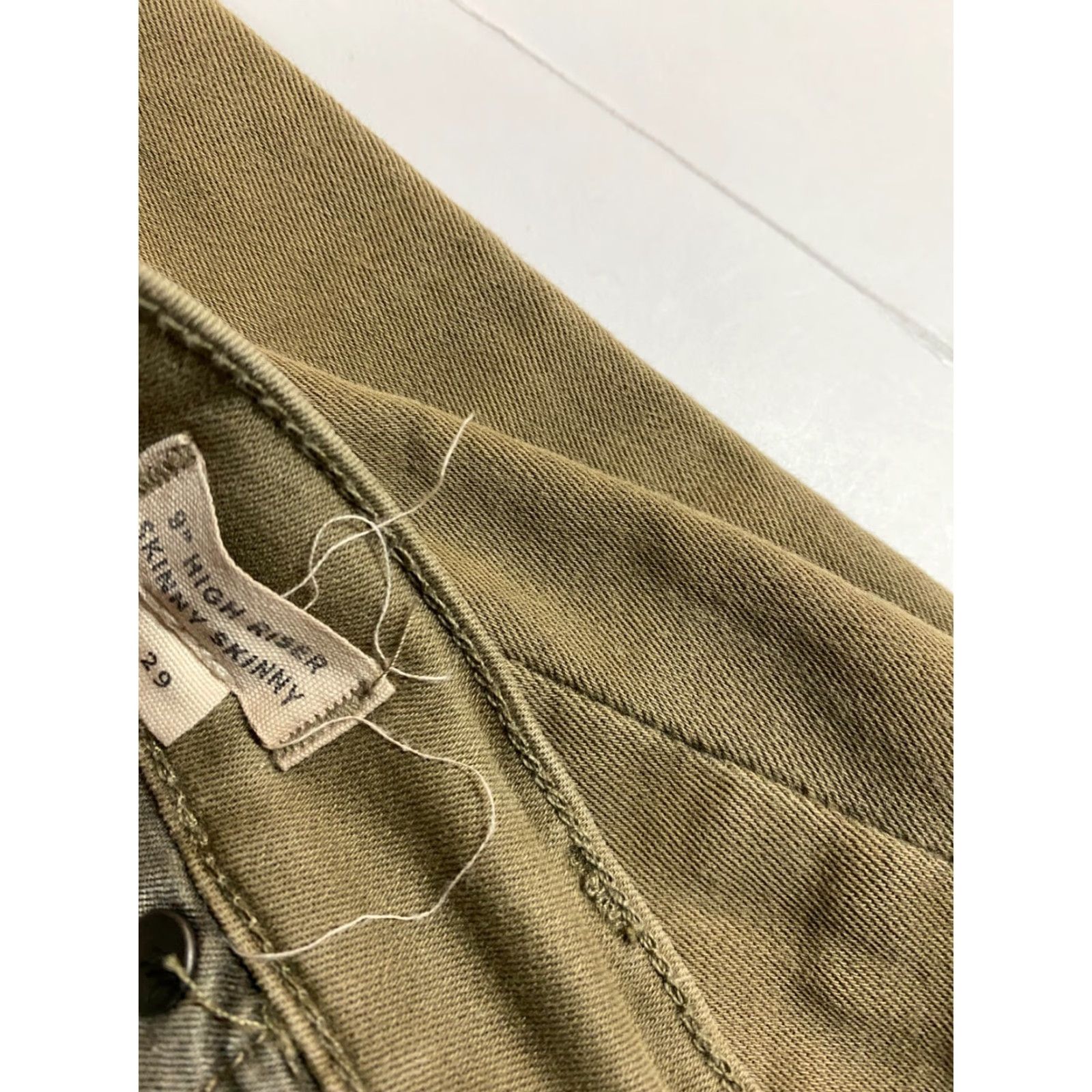 Madewell Madewell Jeans Skinny 9" High Rise Mid Rise 29 Brown Denim Women Slim Classic USA Pockets Regular Inseam 25" Zip Solid Size 29" - 3 Thumbnail