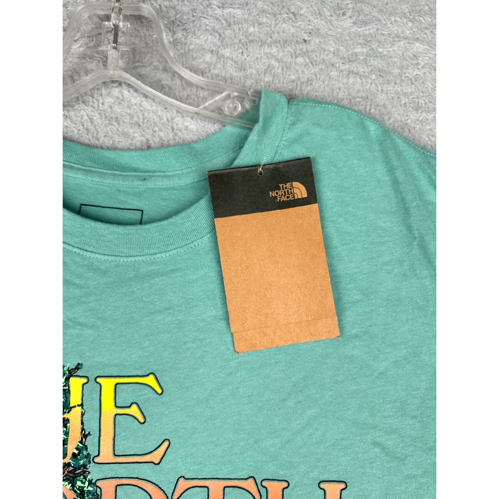 The North Face The North Face Shirt Men XL Teal Short Sleeve Cotton Jersey Logo Crew Neck T-Shirt All Seasons Slimming Size US XL / EU 56 / 4 - 7 Thumbnail