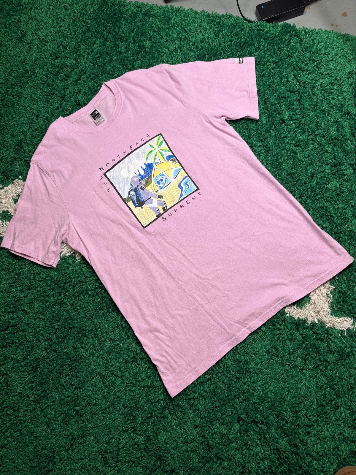 Supreme × The North Face Supreme North Face Tee Purple Size Large Size US L / EU 52-54 / 3 - 1 Thumbnail