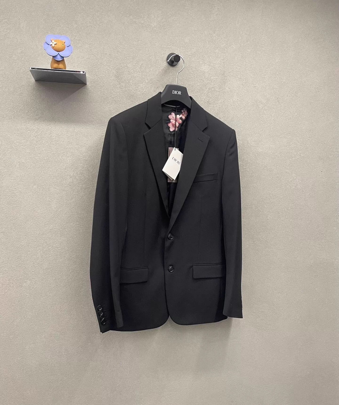 Dior Dior Black Blazer 44 EU Sakura Embroidery Size 44R - 3 Thumbnail