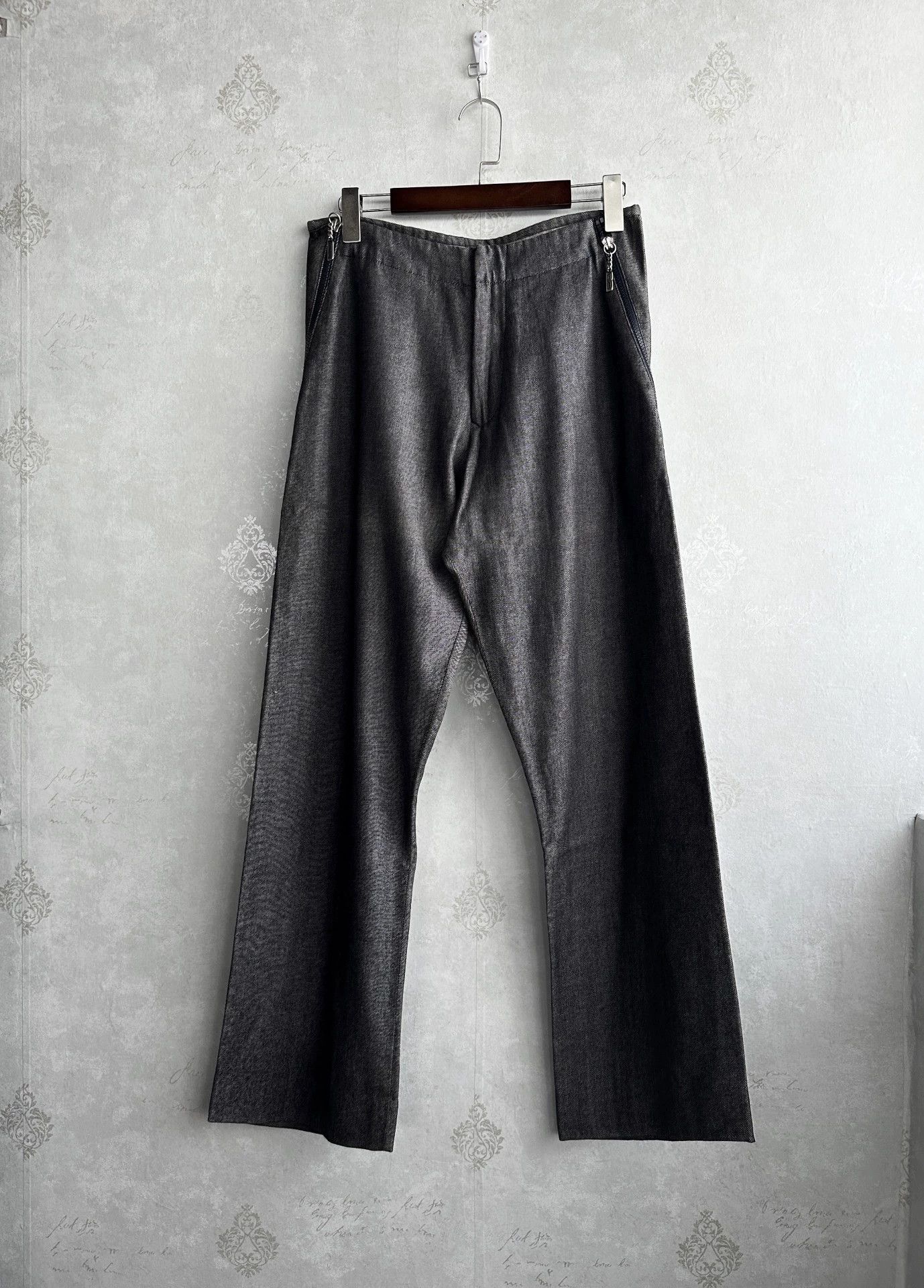 Dirk Bikkembergs Dirk Bikkembergs 90s Double Side Zipper Trousers Size US 30 / EU 46 - 1 Thumbnail