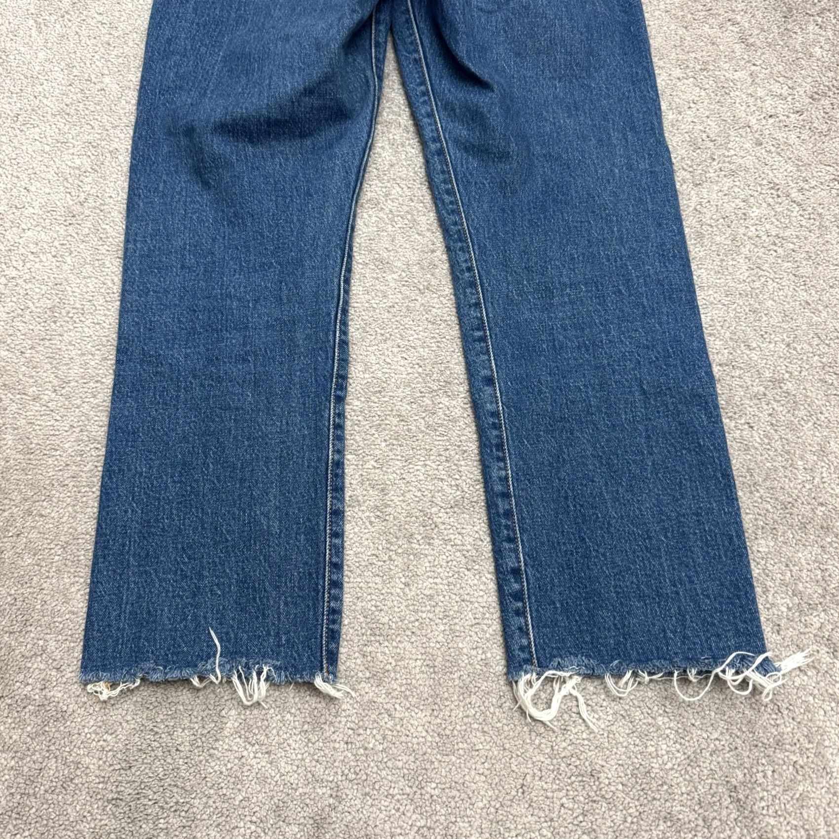 Levi's Levi's 501 Jeans Womens Regular Straight Denim Blue High Rise 28x26 Vintage No Size 42" / US 20 - 4 Thumbnail