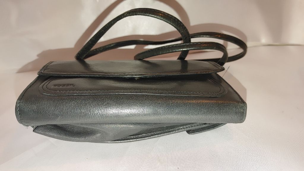 Fossil Fossil 1954 Black Leather Crossbody Wallet Size ONE SIZE - 7 Thumbnail