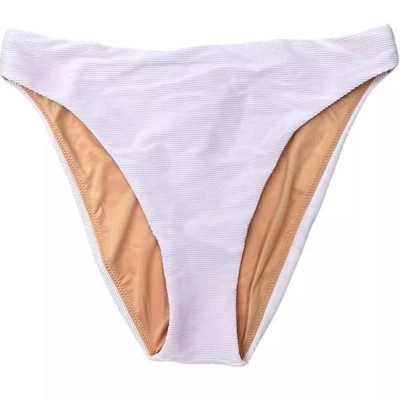 J.Crew NWT J. Crew Ribbed high-rise cheeky bikini bottom Size S Size ONE SIZE - 3 Thumbnail