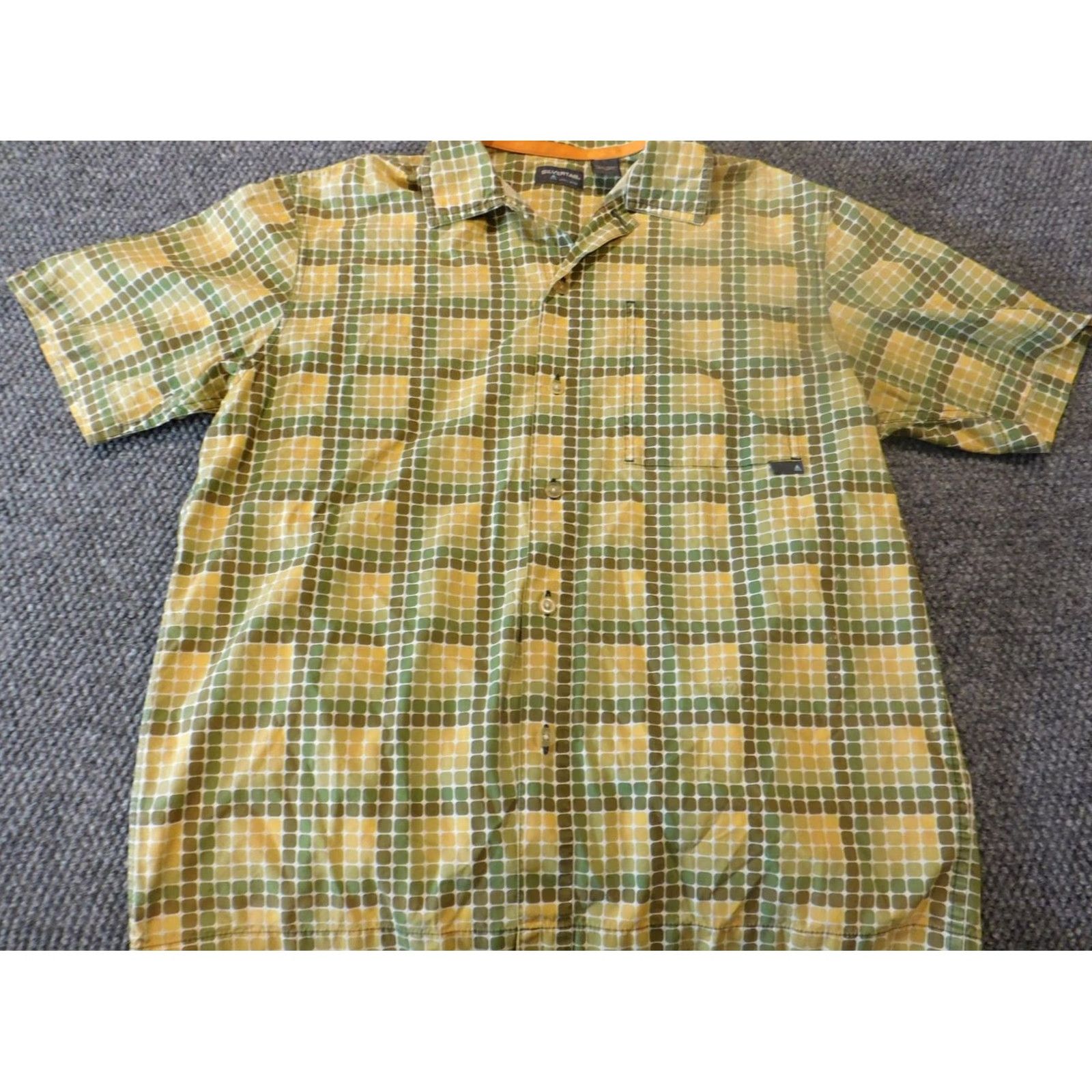 Levi's Levis Silvertab Shirt Mens Medium Green Plaid Button-Up Short Sleeve Regular Fit Vintage No? Size US M / EU 48-50 / 2 - 2 Thumbnail