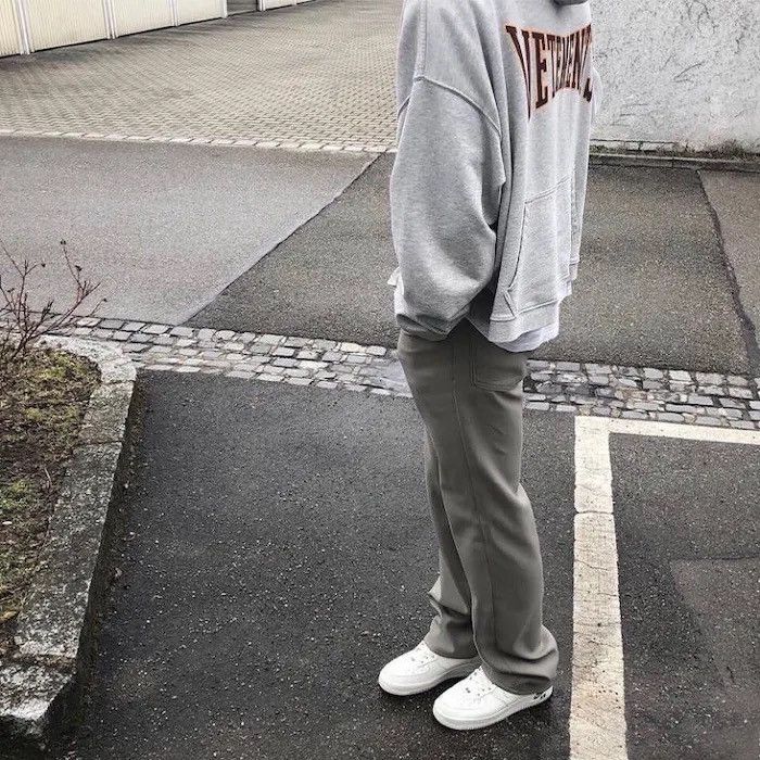 Maison Margiela Maison Margiela FW18 Runway Techno Gabardine Flared Trousers Size US 31 - 2 Thumbnail