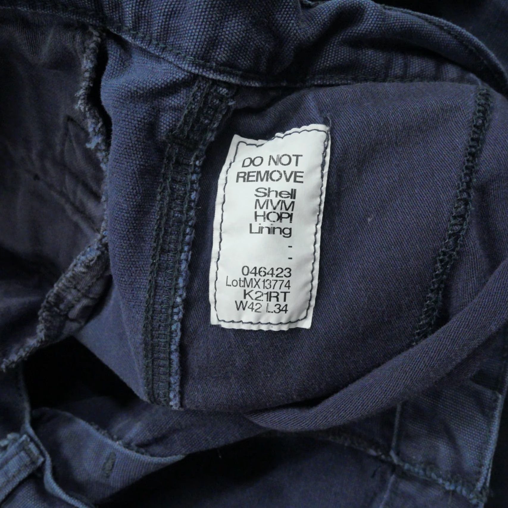 Vintage Tyndale Pants Mens 42x34 Blue Cargo Cat 2 Flame Resistant Reflective Size US 42 / EU 58 - 7 Thumbnail