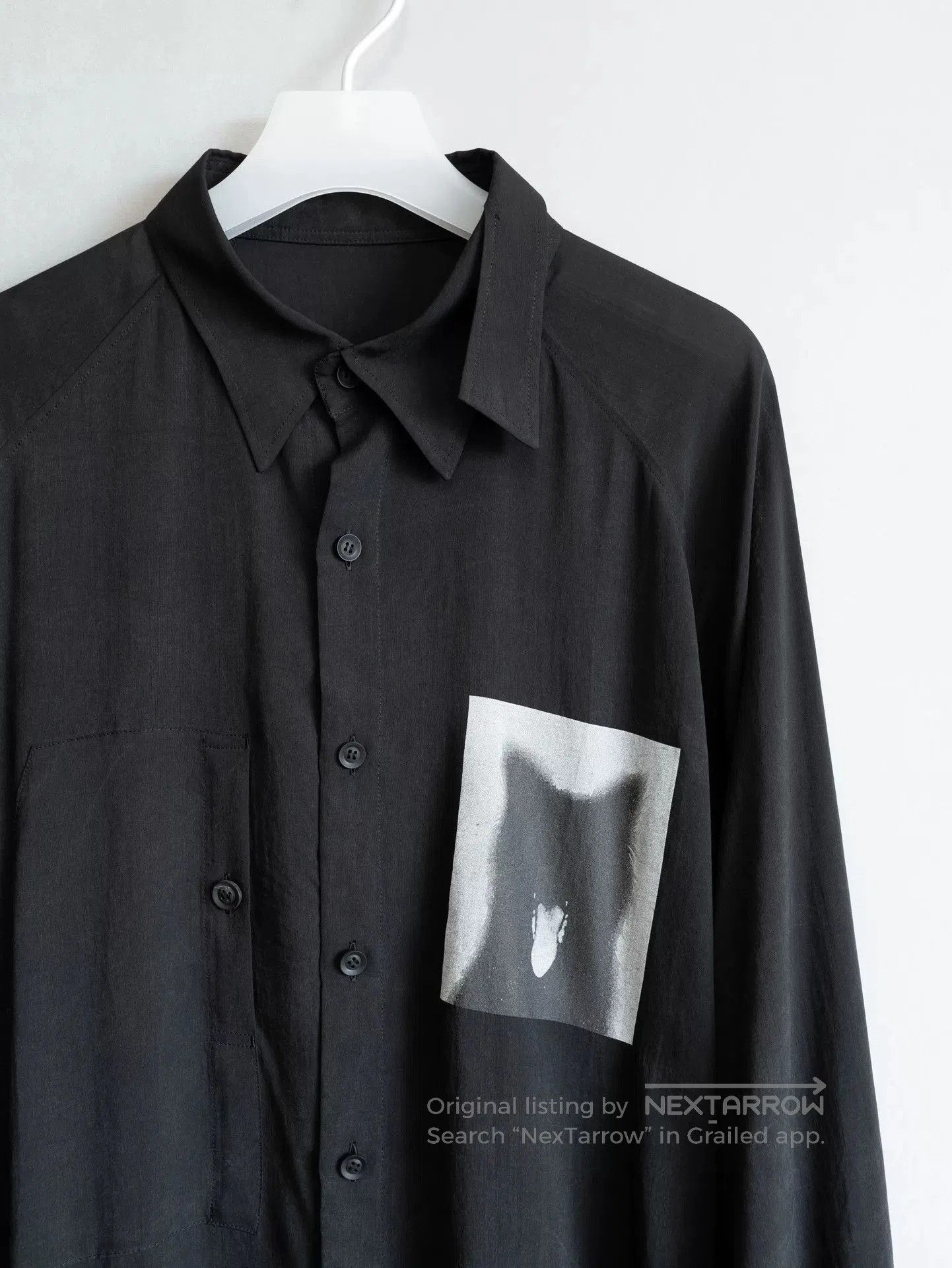 Yohji Yamamoto Yohji Yamamoto Dog Print Long Sleeve Shirt. Size US M / EU 48-50 / 2 - 3 Thumbnail