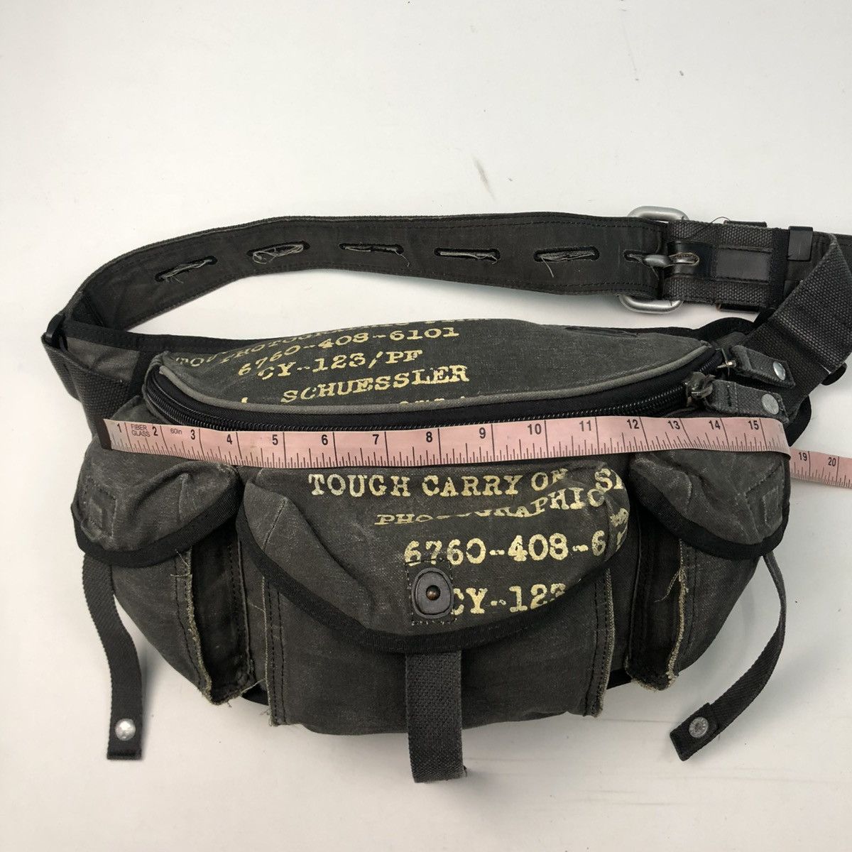 Japanese Brand ‼️YES‼️ TOUGH JEANSMITH MILITARY CROSSBODY WAISTBAG Size ONE SIZE - 14 Thumbnail