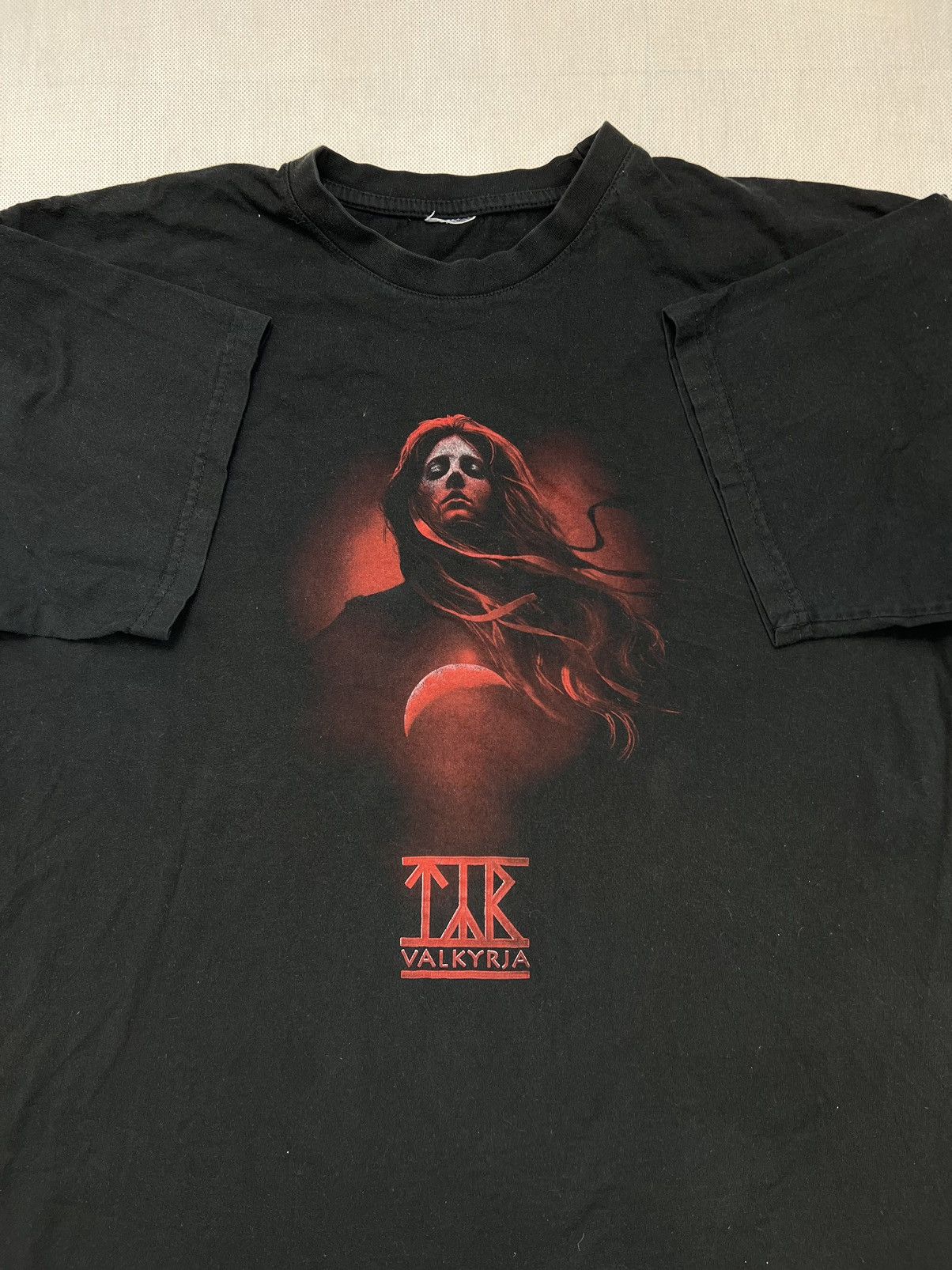 Nike × Vintage Tshirt Valkyrja Vintage 90’s Black Size US L / EU 52-54 / 3 - 1 Thumbnail